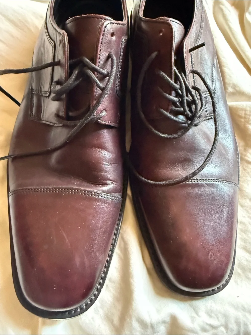 Johnston & Murphy - BURGUNDY Cap Toe Lace-Up | NOVICK 59-11703